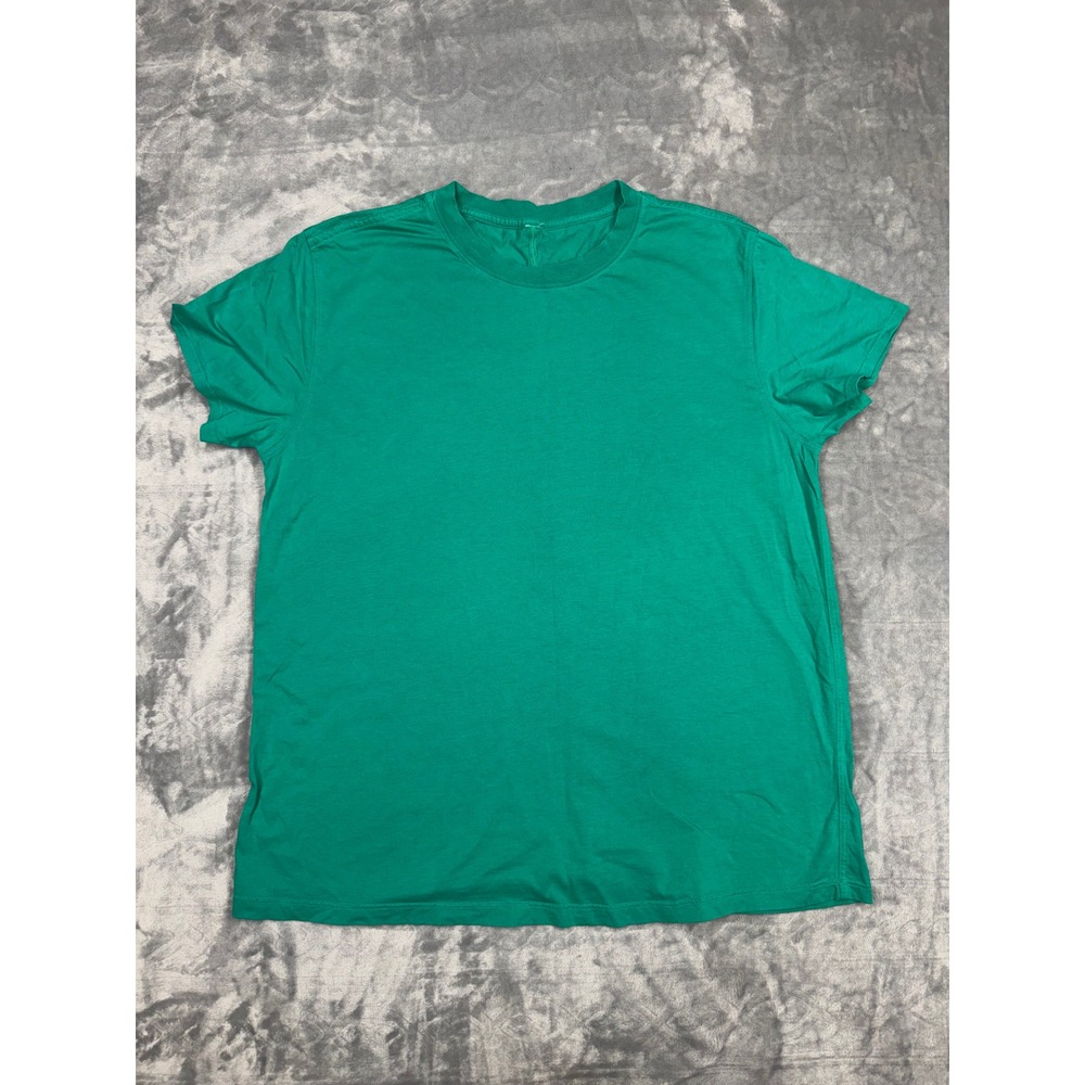 Lululemon Love Crewneck Short Sleeve T-Shirt Kelly Green Size 10 Pima Cotton